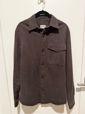 Todd Snyder Brown Button-Up Shirt Jacket - XS
